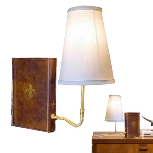 Literature Book Lamp Vintage Table Lamp Bookshelf Light Unique Decorative Shelf Lamp for Living Room Home Decor Pendant